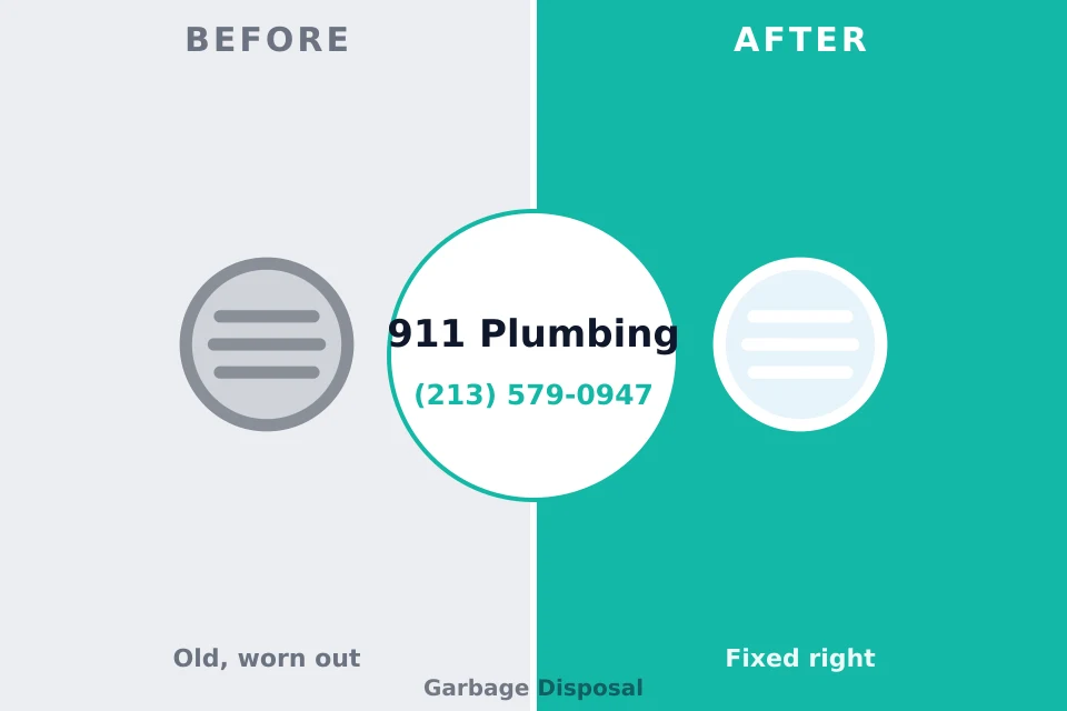 Before and after: plumbing repair Weston, WI